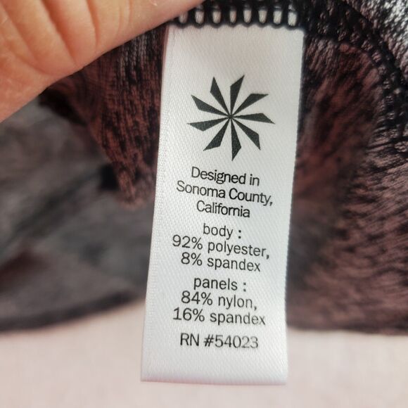 Athleta Sweater Black Colorblock Running Wild Half Zip Workout Athletic Top Sz M - Picture 7 of 11